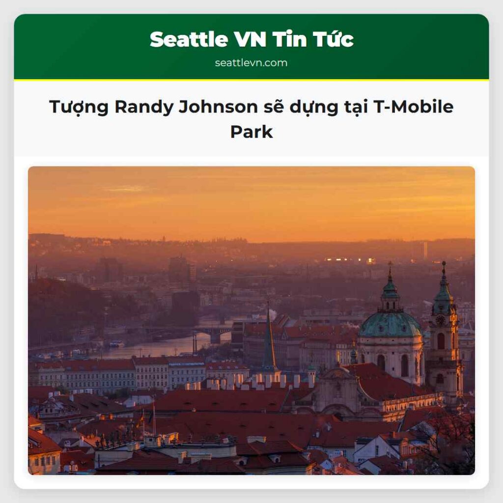Tượng Randy Johnson sẽ dựng tại T-Mobile Park