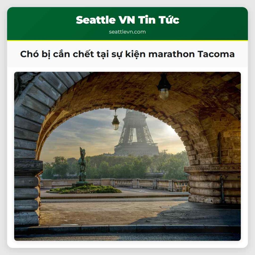 Chó bị cắn chết tại sự kiện marathon Tacoma