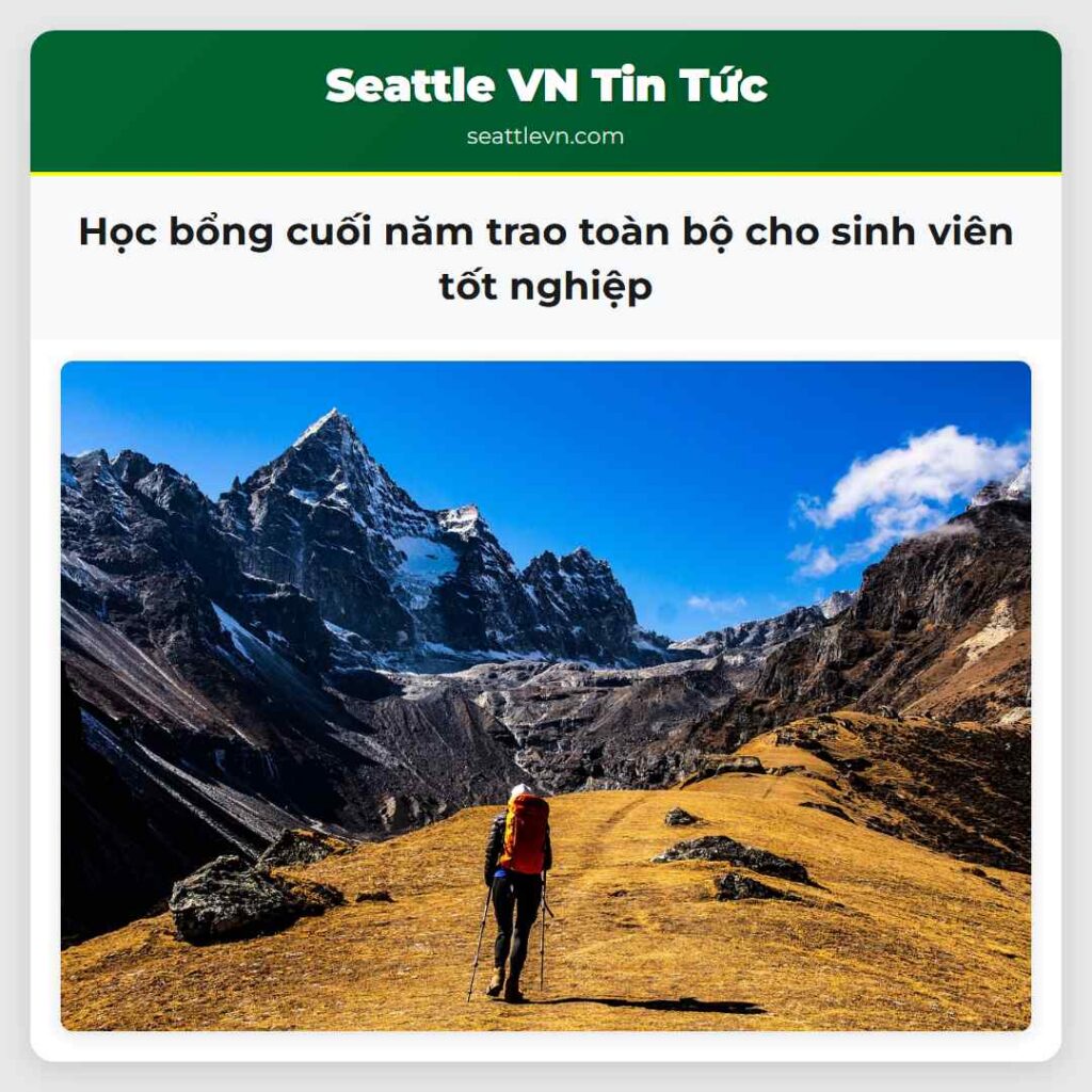 Học bổng cuối năm trao toàn bộ cho sinh viên tốt