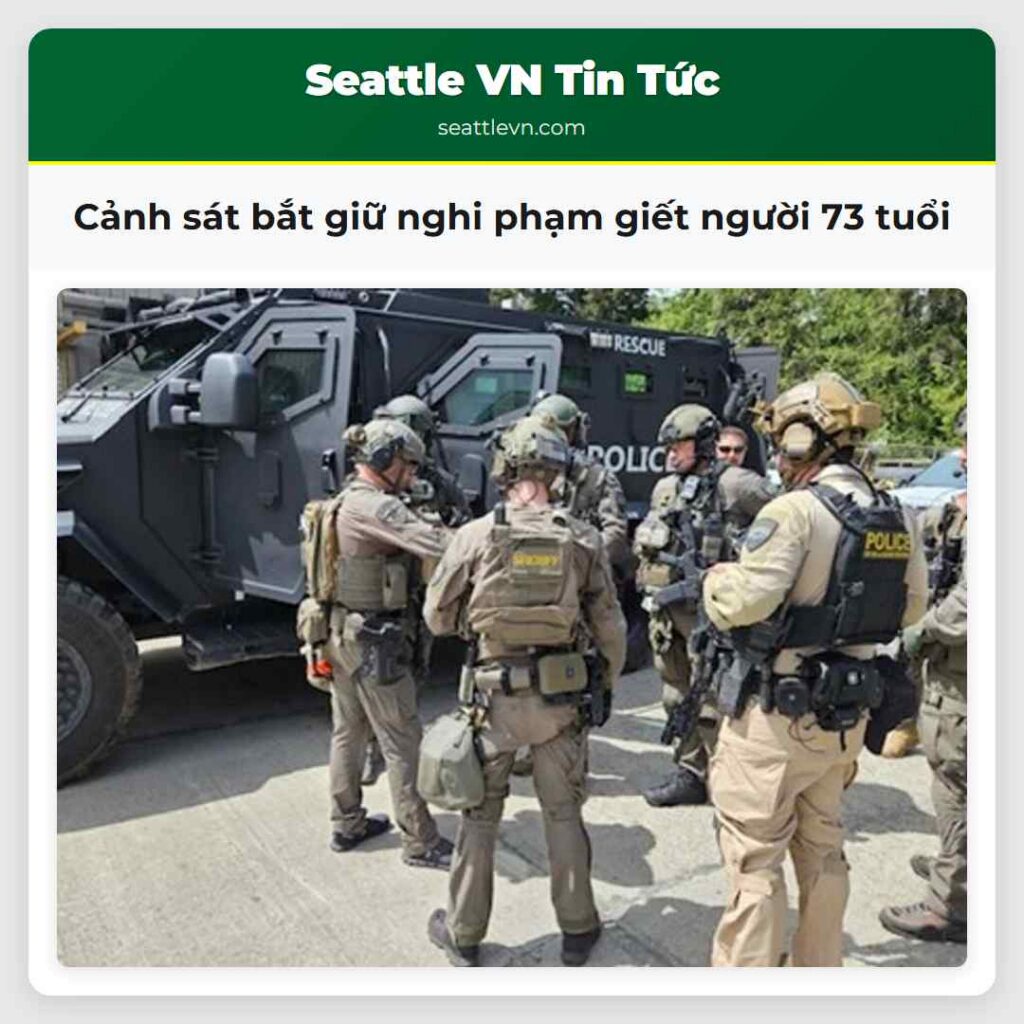 Cảnh sát bắt giữ nghi phạm giết người 73 tuổi