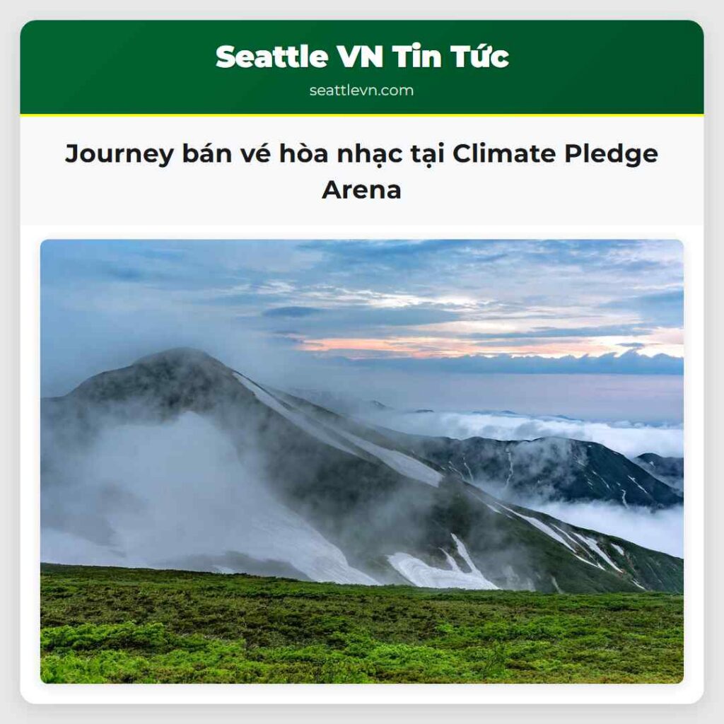 Journey bán vé hòa nhạc tại Climate Pledge Arena