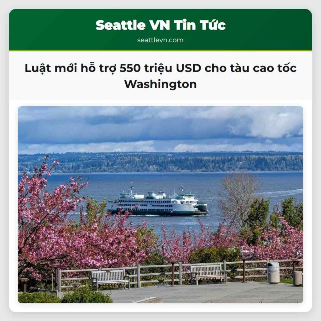 Luật mới hỗ trợ 550 triệu USD cho tàu cao tốc