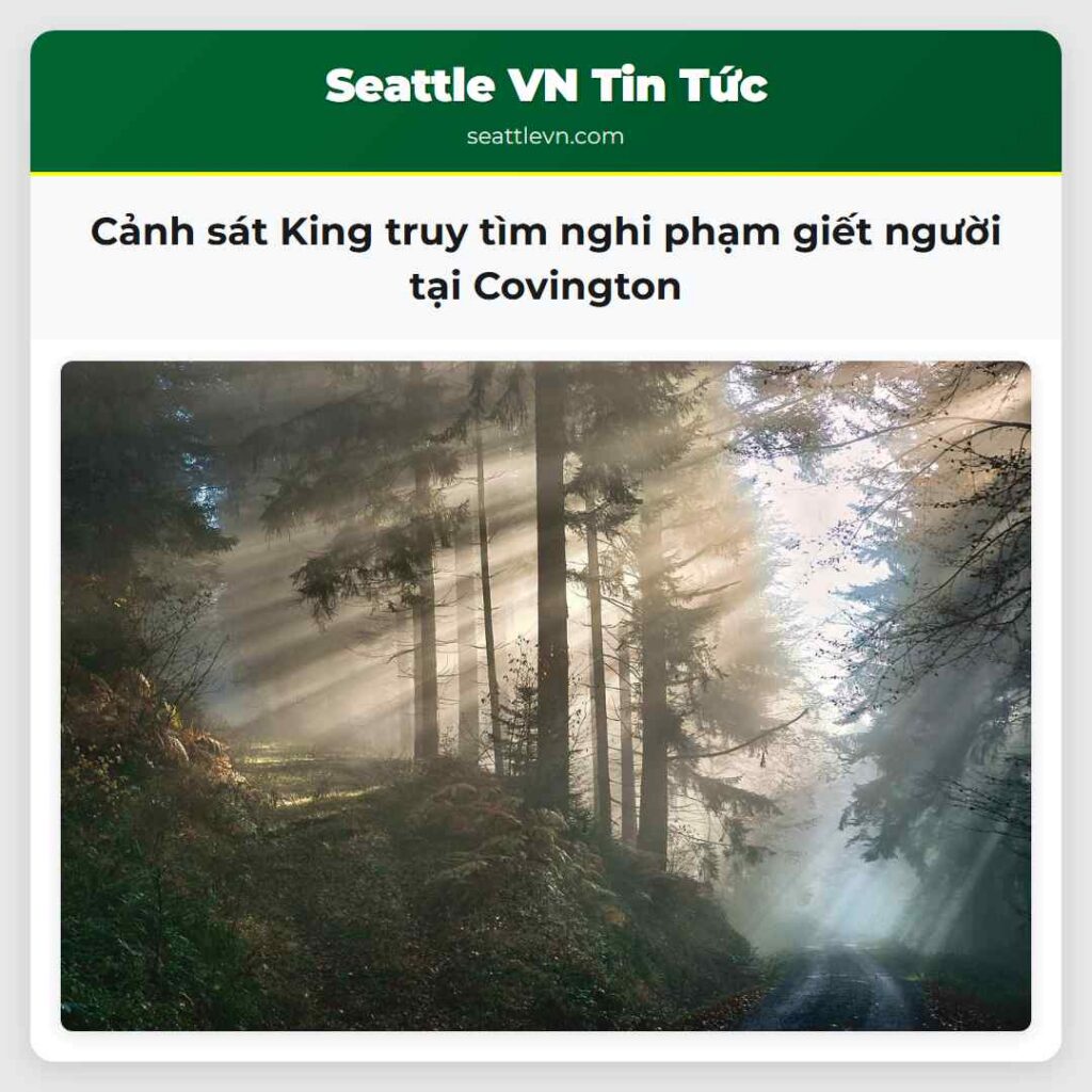 Cảnh sát King truy tìm nghi phạm giết người tại