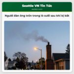 Người đàn ông trốn trong lò sưởi sau khi bị bắt