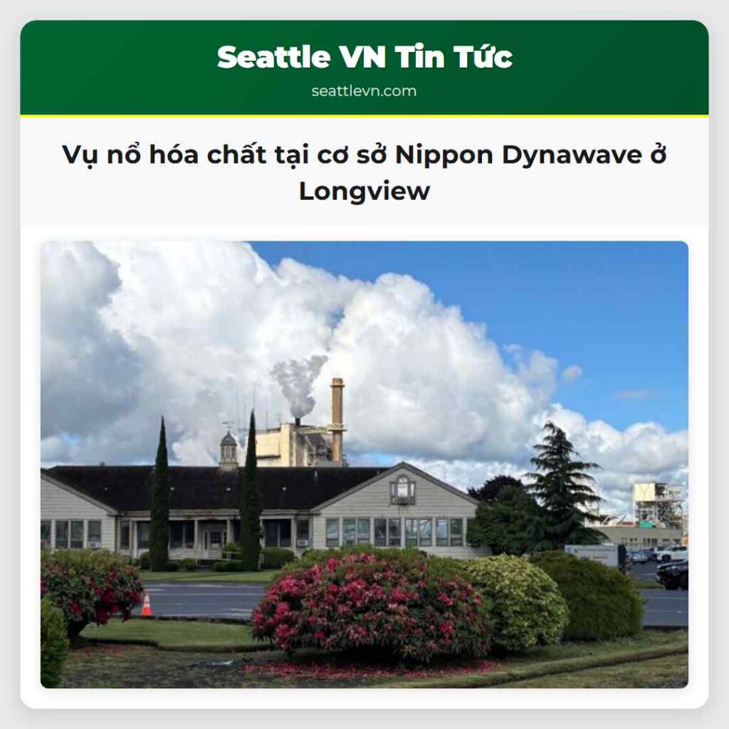 Vụ nổ hóa chất tại cơ sở Nippon Dynawave ở