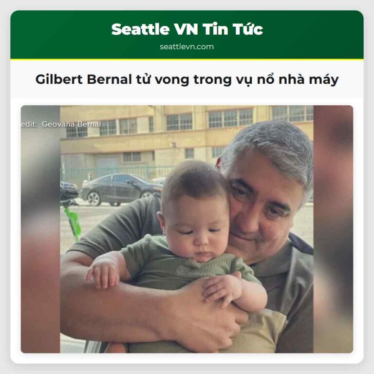 Gilbert Bernal tử vong trong vụ nổ nhà máy