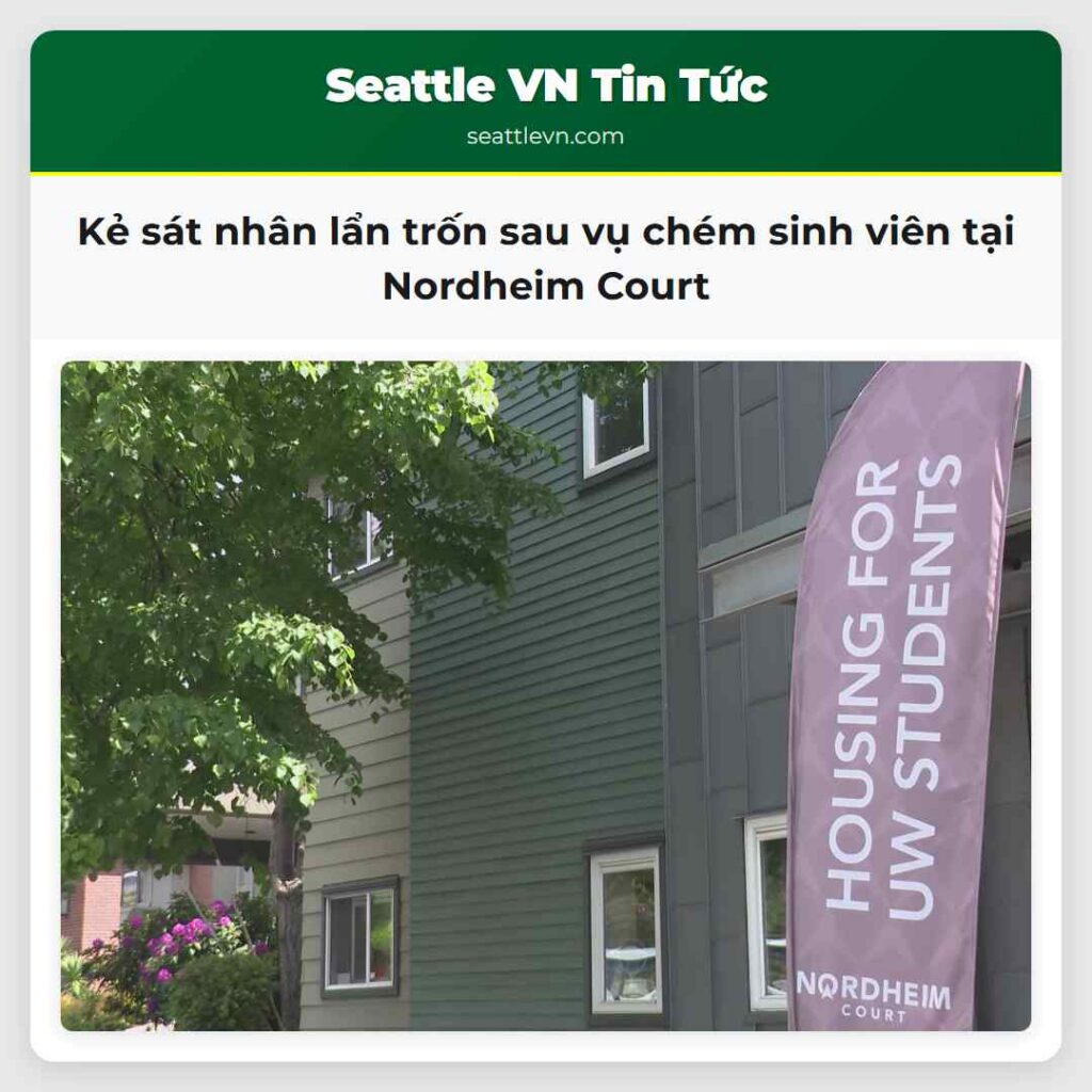 Kẻ sát nhân lẩn trốn sau vụ chém sinh viên tại