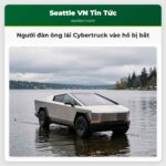 Người đàn ông lái Cybertruck vào hồ bị bắt