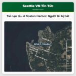 Tai nạn tàu ở Boston Harbor Người lái bị bắt