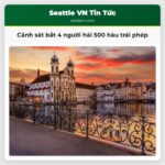 Cảnh sát bắt 4 người hái 500 hàu trái phép