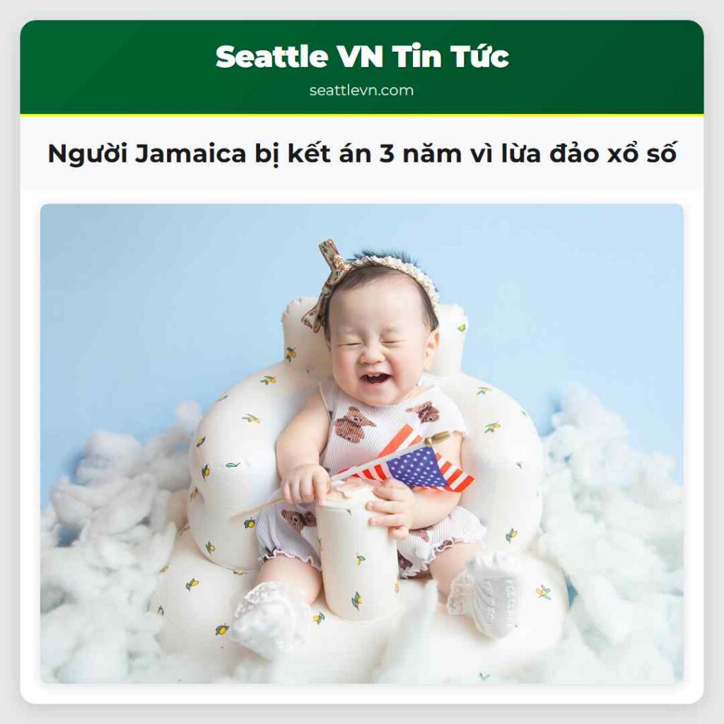 Người Jamaica bị kết án 3 năm vì lừa đảo xổ số