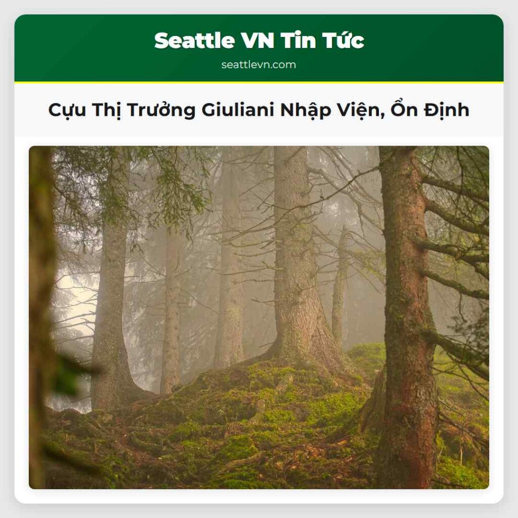 Cựu Thị Trưởng Giuliani Nhập Viện, Ổn Định