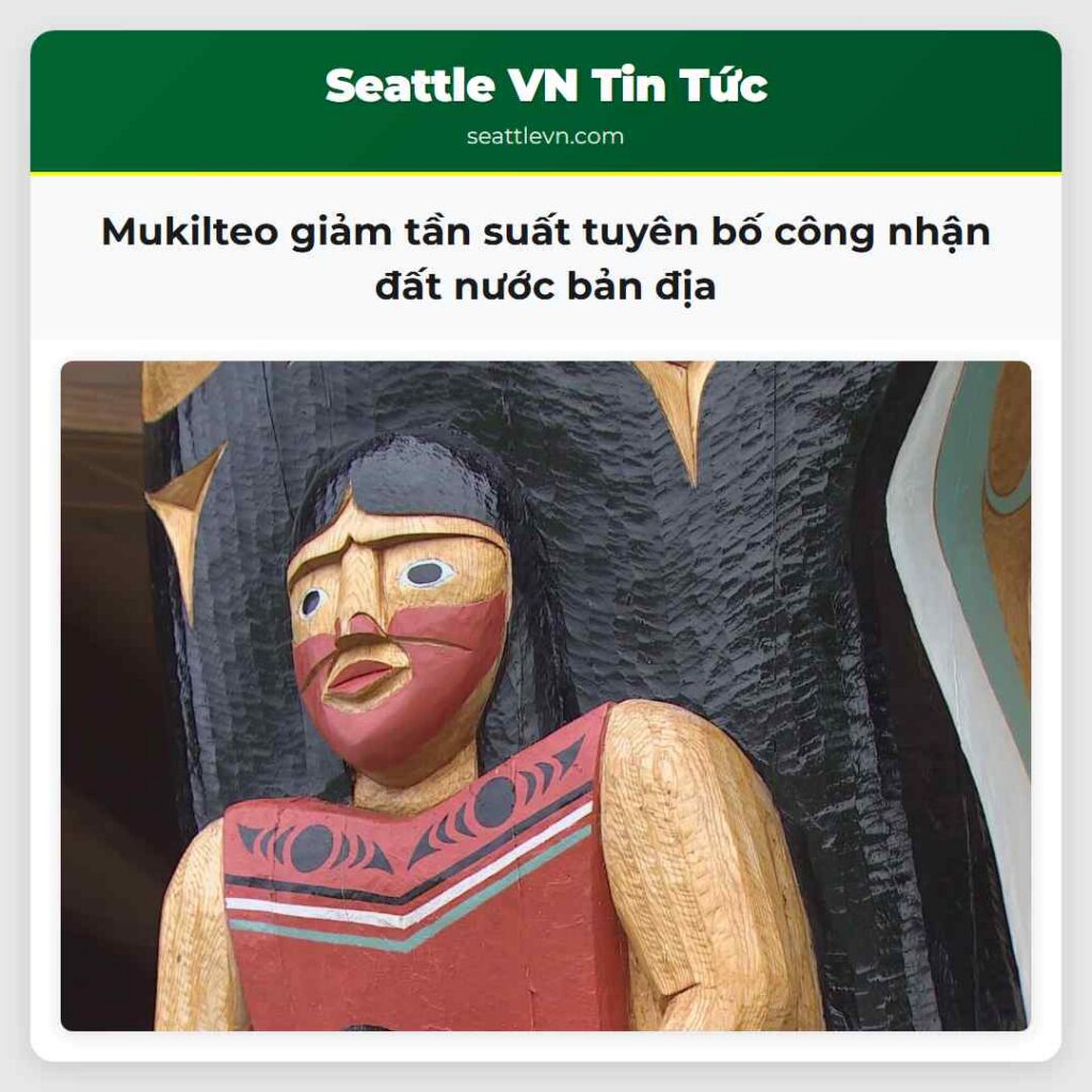 Mukilteo giảm tần suất tuyên bố công nhận đất