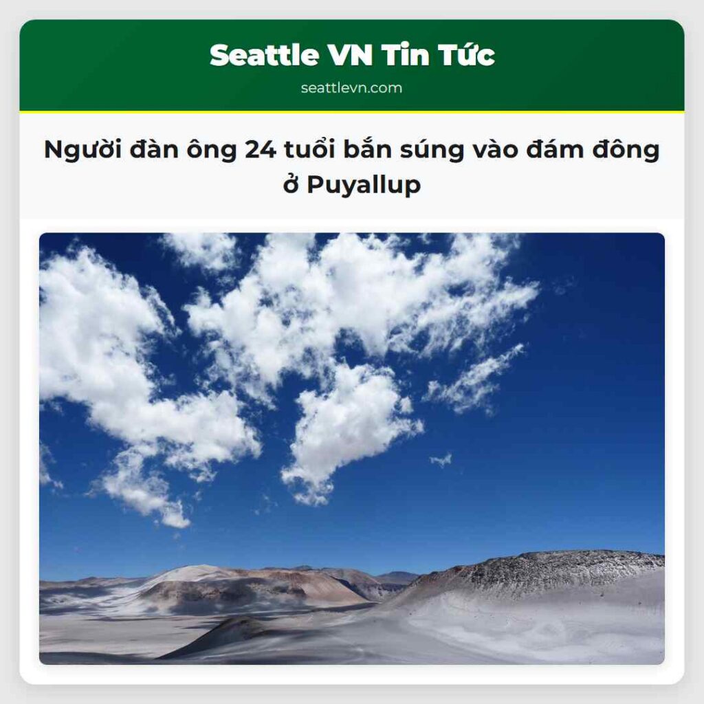 Người đàn ông 24 tuổi bắn súng vào đám đông ở
