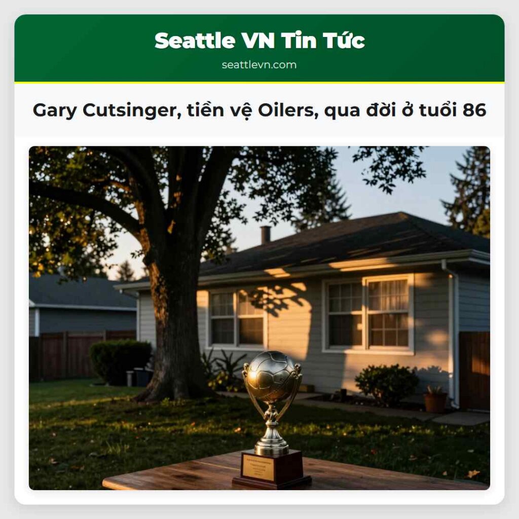 Gary Cutsinger, tiền vệ Oilers, qua đời ở tuổi 86