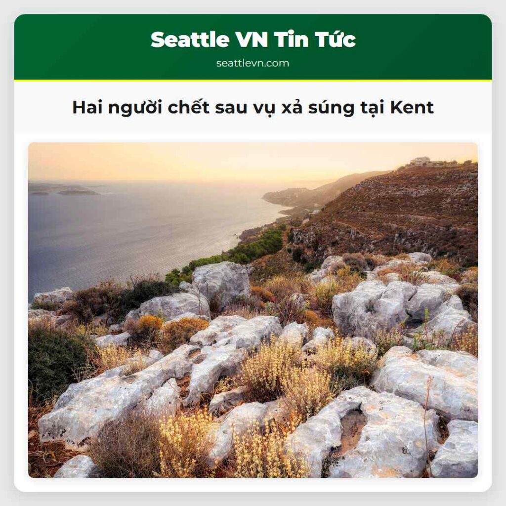 Hai người chết sau vụ xả súng tại Kent
