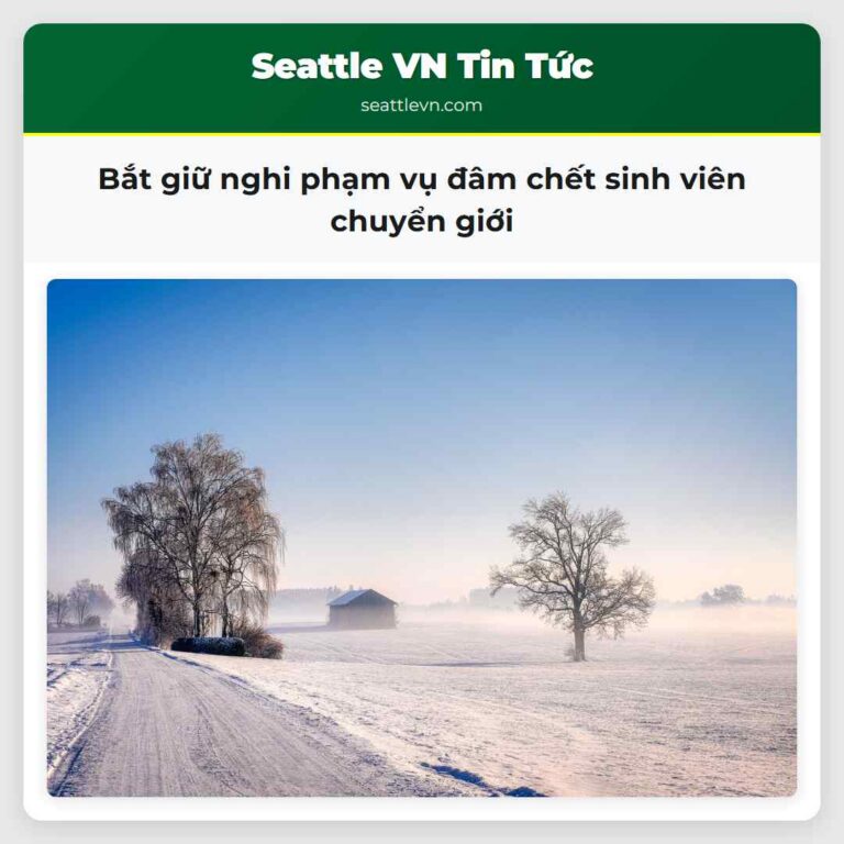 Bắt giữ nghi phạm vụ đâm chết sinh viên chuyển giới
