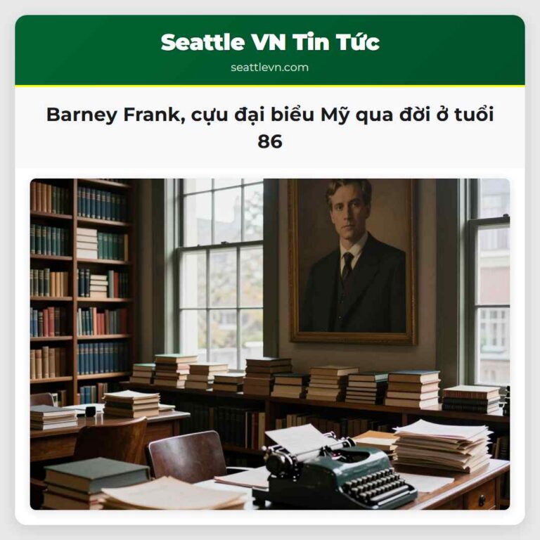 Barney Frank cựu đại biểu Mỹ qua đời ở tuổi 86