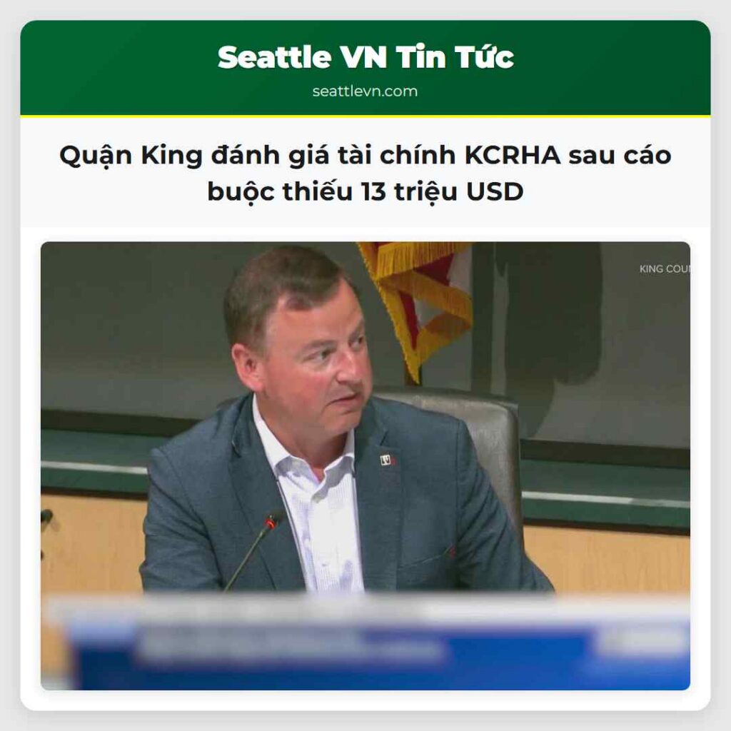 Quận King đánh giá tài chính KCRHA sau cáo buộc