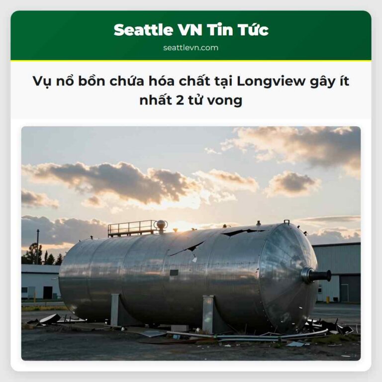 Vụ nổ bồn chứa hóa chất tại Longview gây ít nhất 2 tử vong