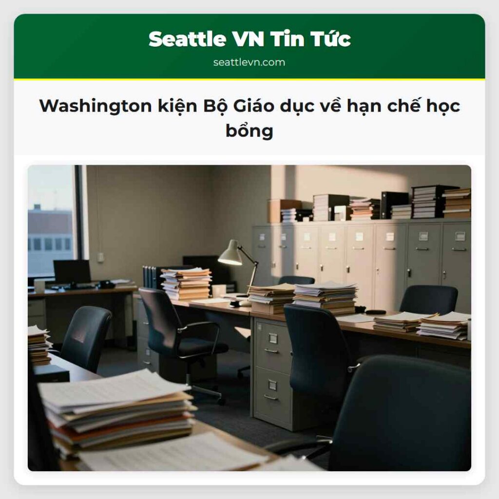Washington kiện Bộ Giáo dục về hạn chế học bổng