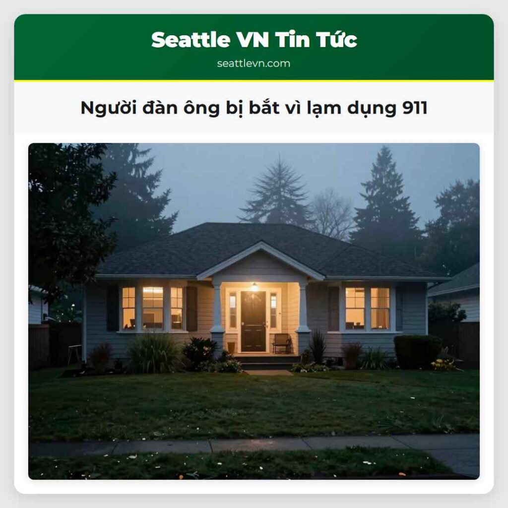 Người đàn ông bị bắt vì lạm dụng 911