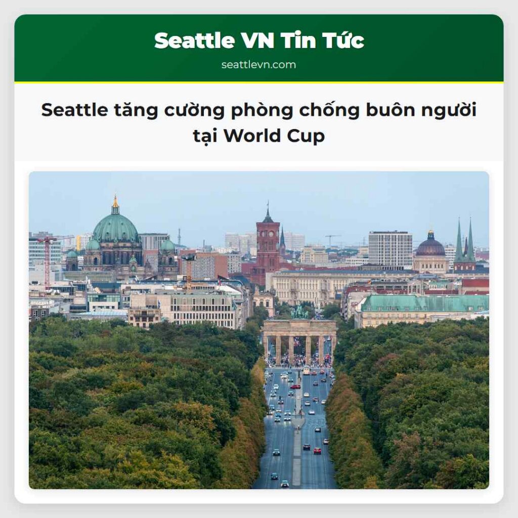 Seattle tăng cường phòng chống buôn người tại