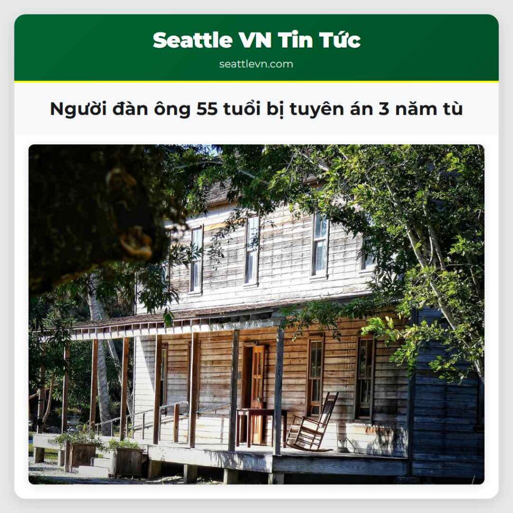 Người đàn ông 55 tuổi bị tuyên án 3 năm tù