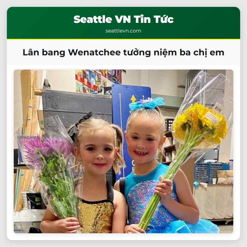 Lân bang Wenatchee tưởng niệm ba chị em