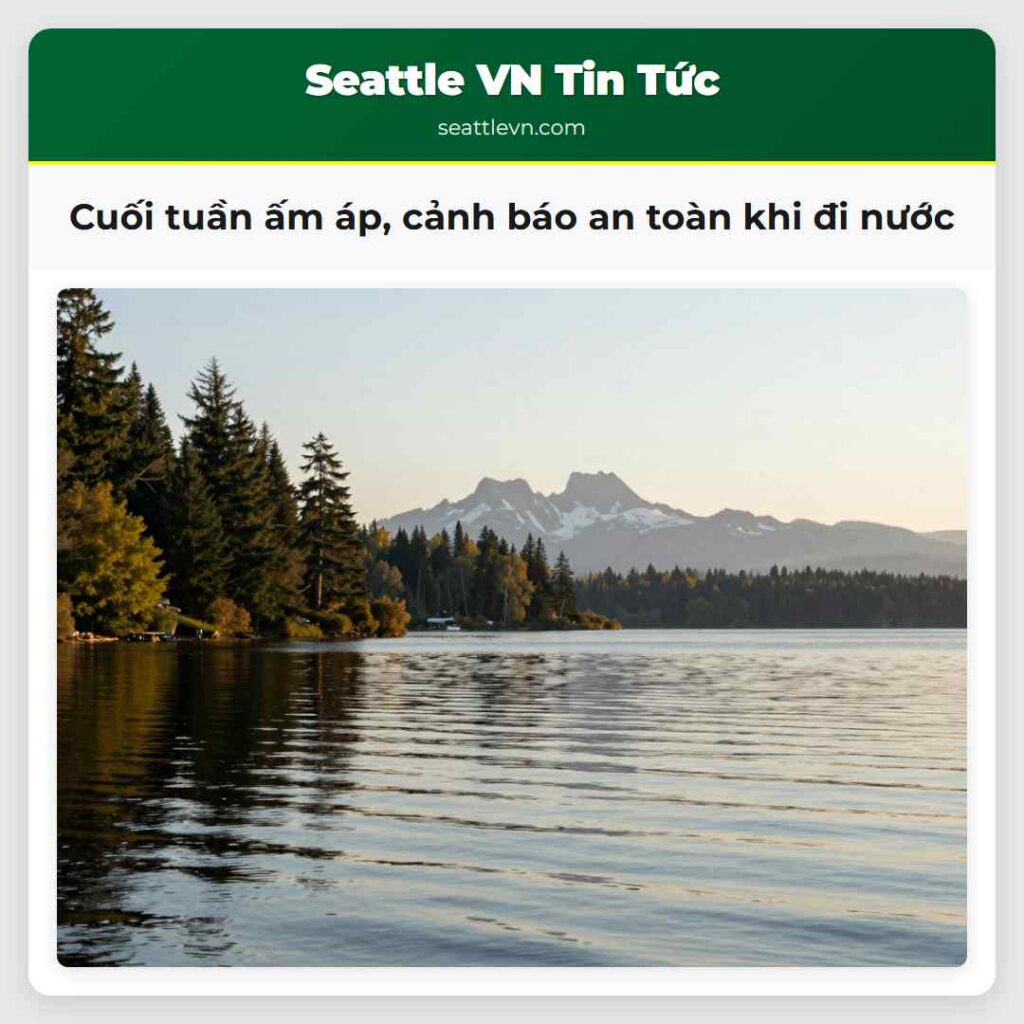 Cuối tuần ấm áp, cảnh báo an toàn khi đi nước
