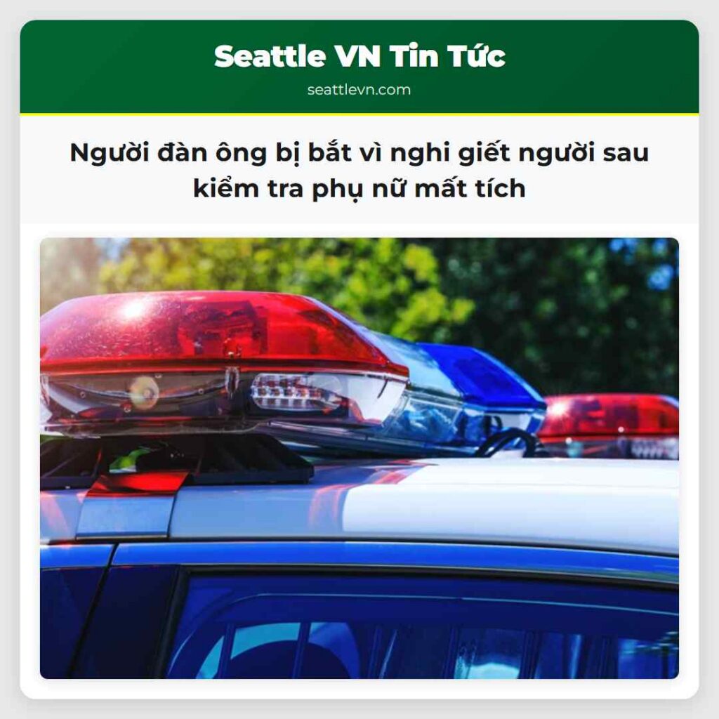 Người đàn ông bị bắt vì nghi giết người sau kiểm