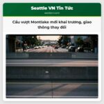 Cầu vượt Montlake mới khai trương giao thông thay đổi