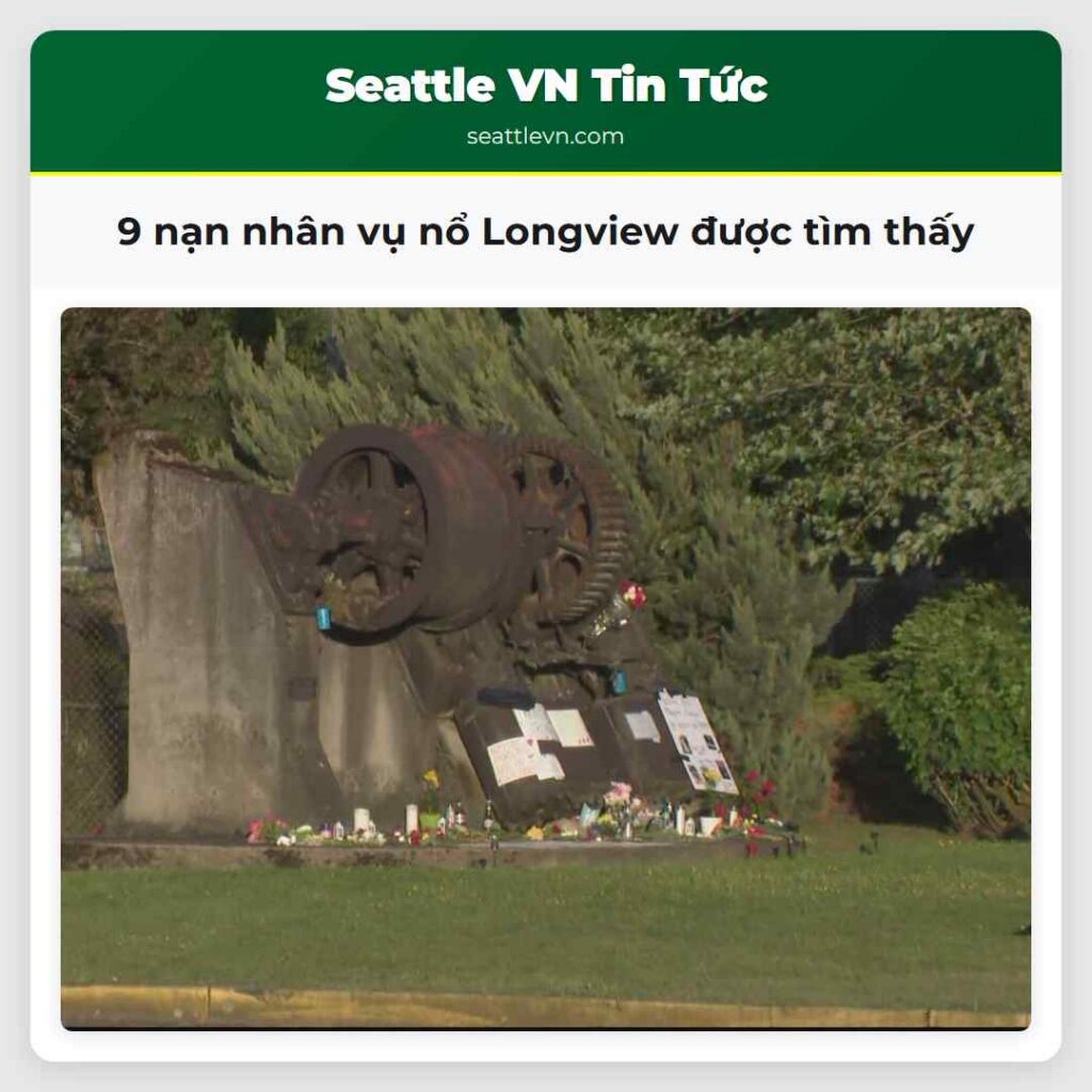 9 nạn nhân vụ nổ Longview được tìm thấy