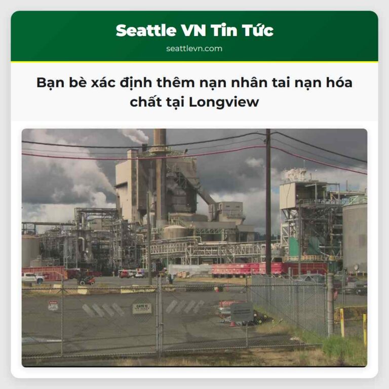 Bạn bè xác định thêm nạn nhân tai nạn hóa chất tại Longview