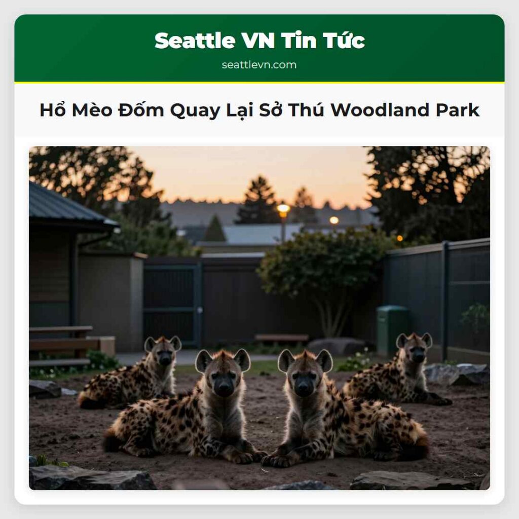 Hổ Mèo Đốm Quay Lại Sở Thú Woodland Park