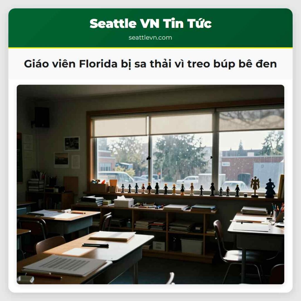 Giáo viên Florida bị sa thải vì treo búp bê đen