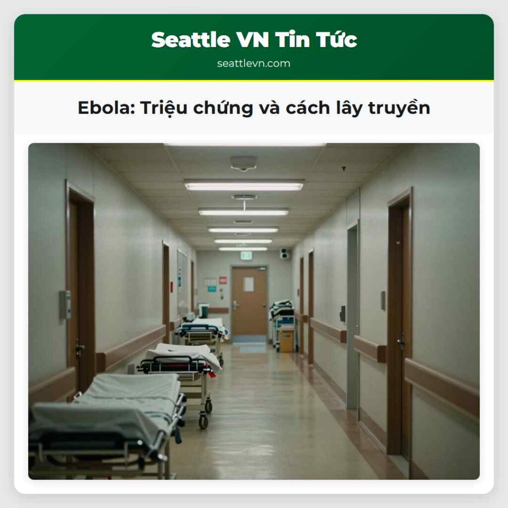 Ebola: Triệu chứng và cách lây truyền