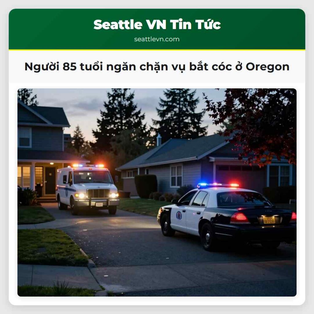 Người 85 tuổi ngăn chặn vụ bắt cóc ở Oregon