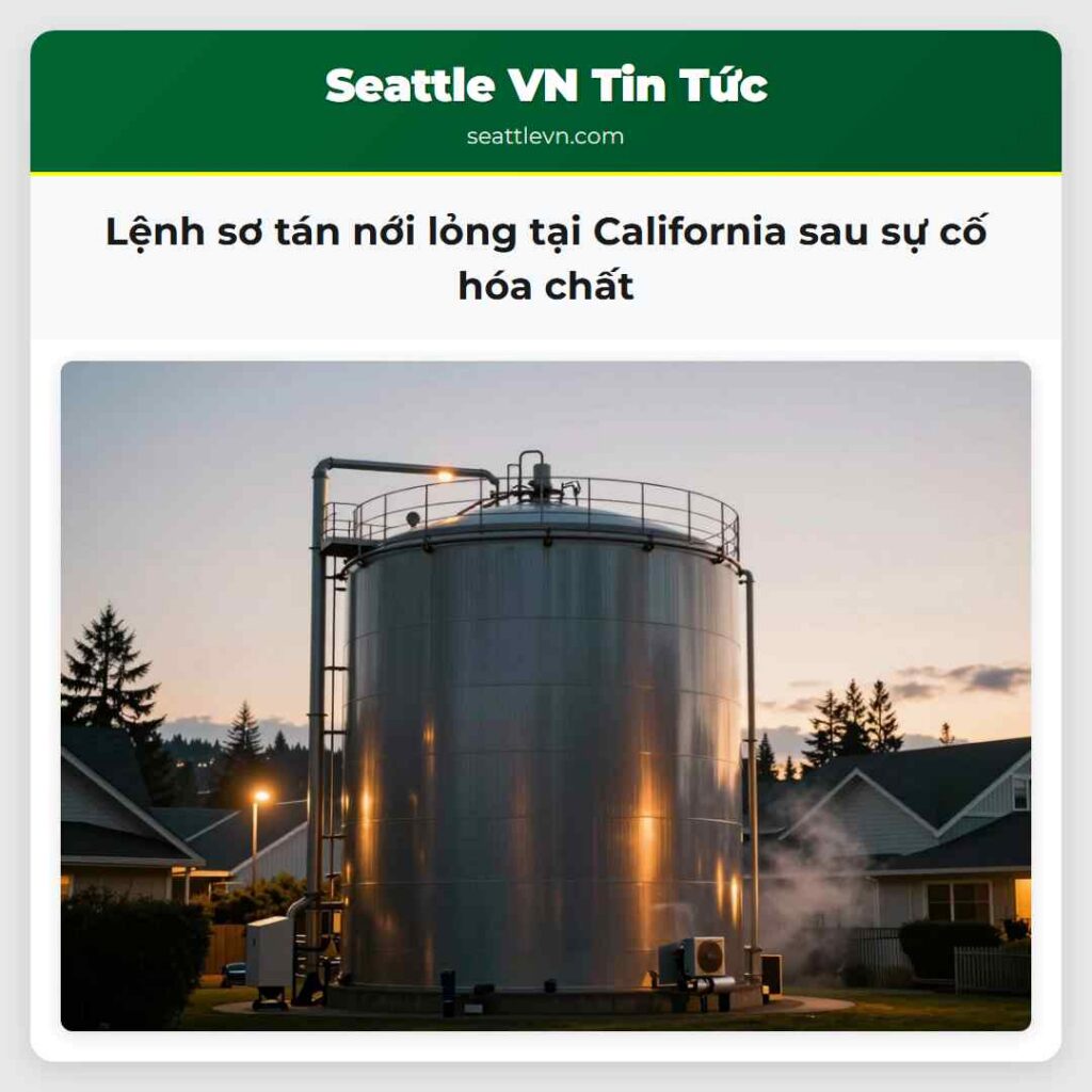 Lệnh sơ tán nới lỏng tại California sau sự cố hóa