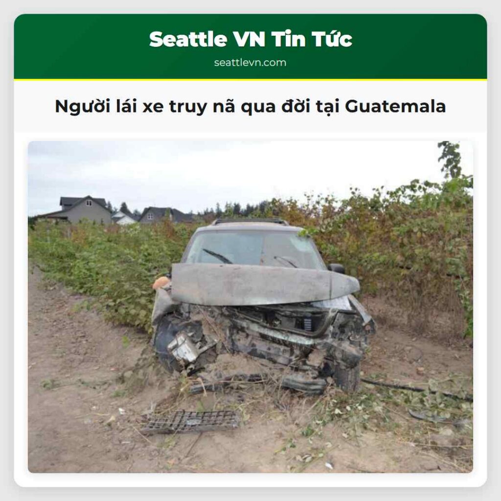 Người lái xe truy nã qua đời tại Guatemala