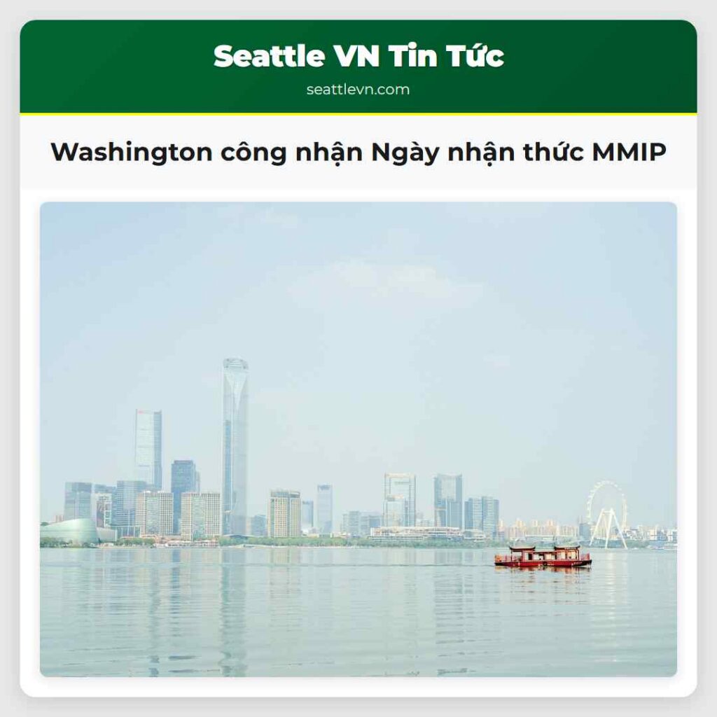 Washington công nhận Ngày nhận thức MMIP