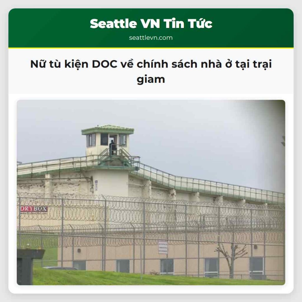 Nữ tù kiện DOC về chính sách nhà ở tại trại giam