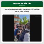 Học sinh Bothell biểu tình phản đối loại bỏ nhân viên hỗ trợ