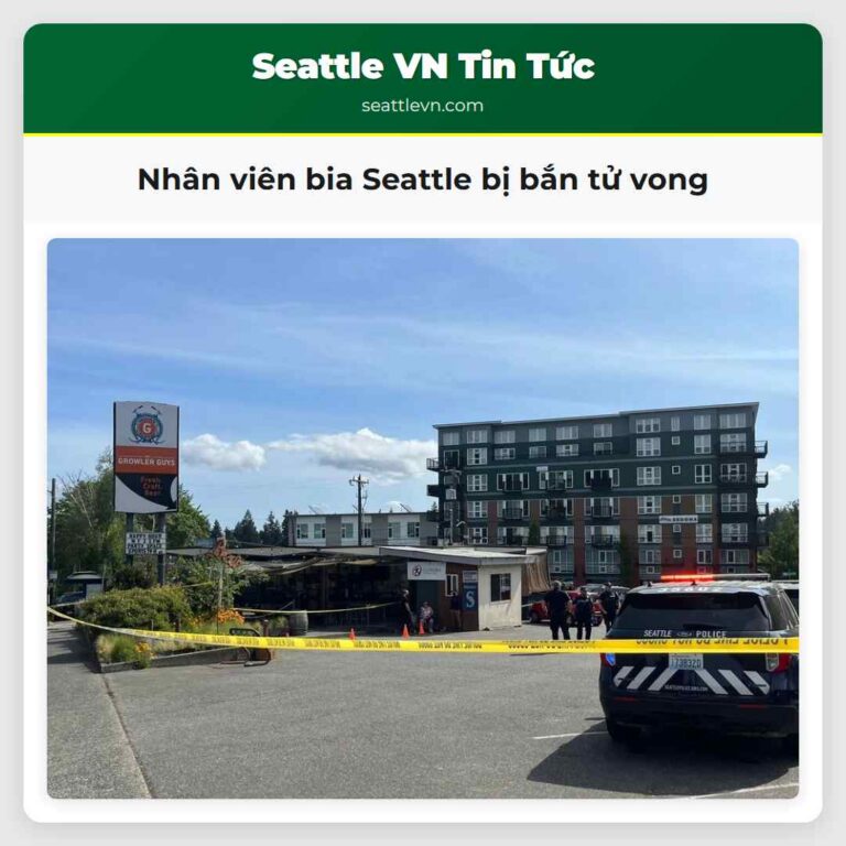 Nhân viên bia Seattle bị bắn tử vong