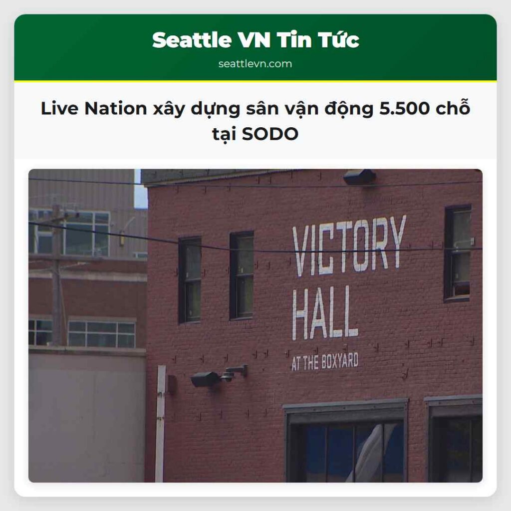 Live Nation xây dựng sân vận động 5.500 chỗ tại