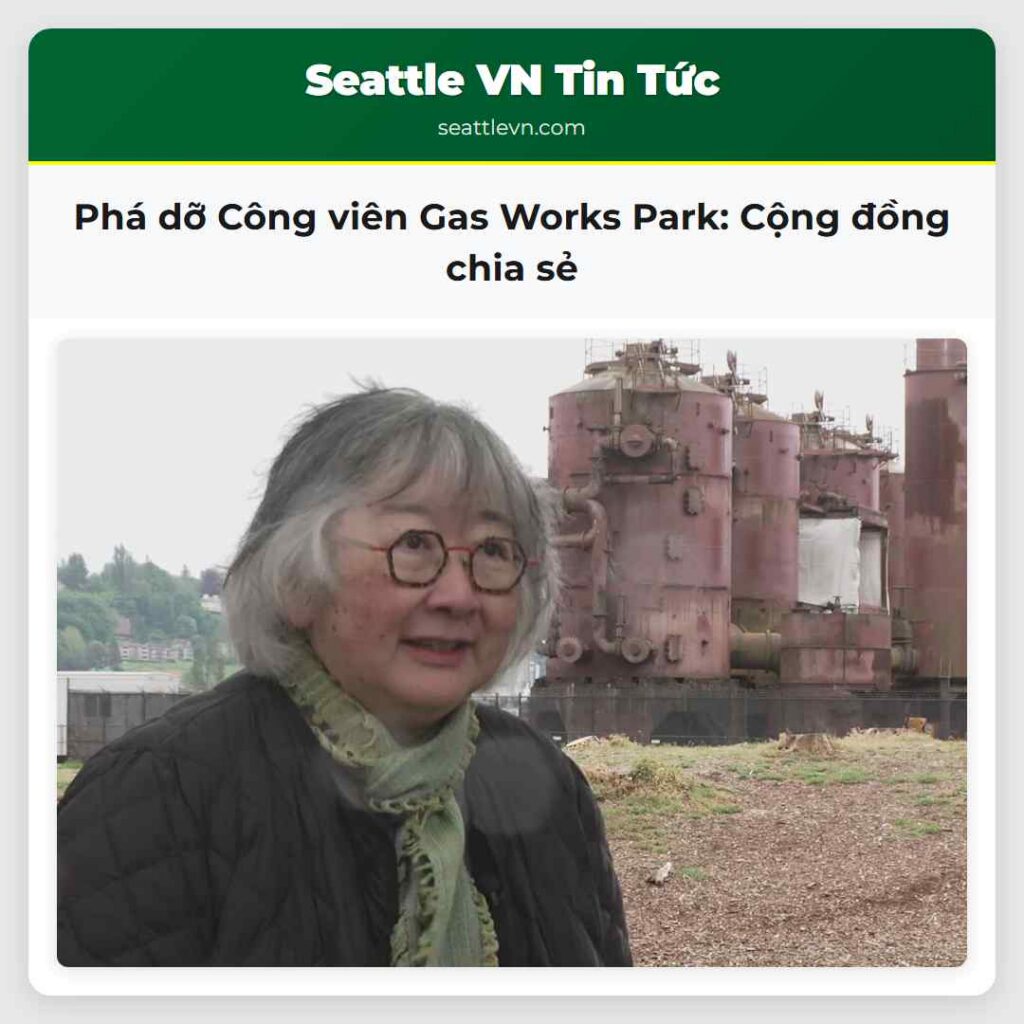 Phá dỡ Công viên Gas Works Park: Cộng đồng chia sẻ