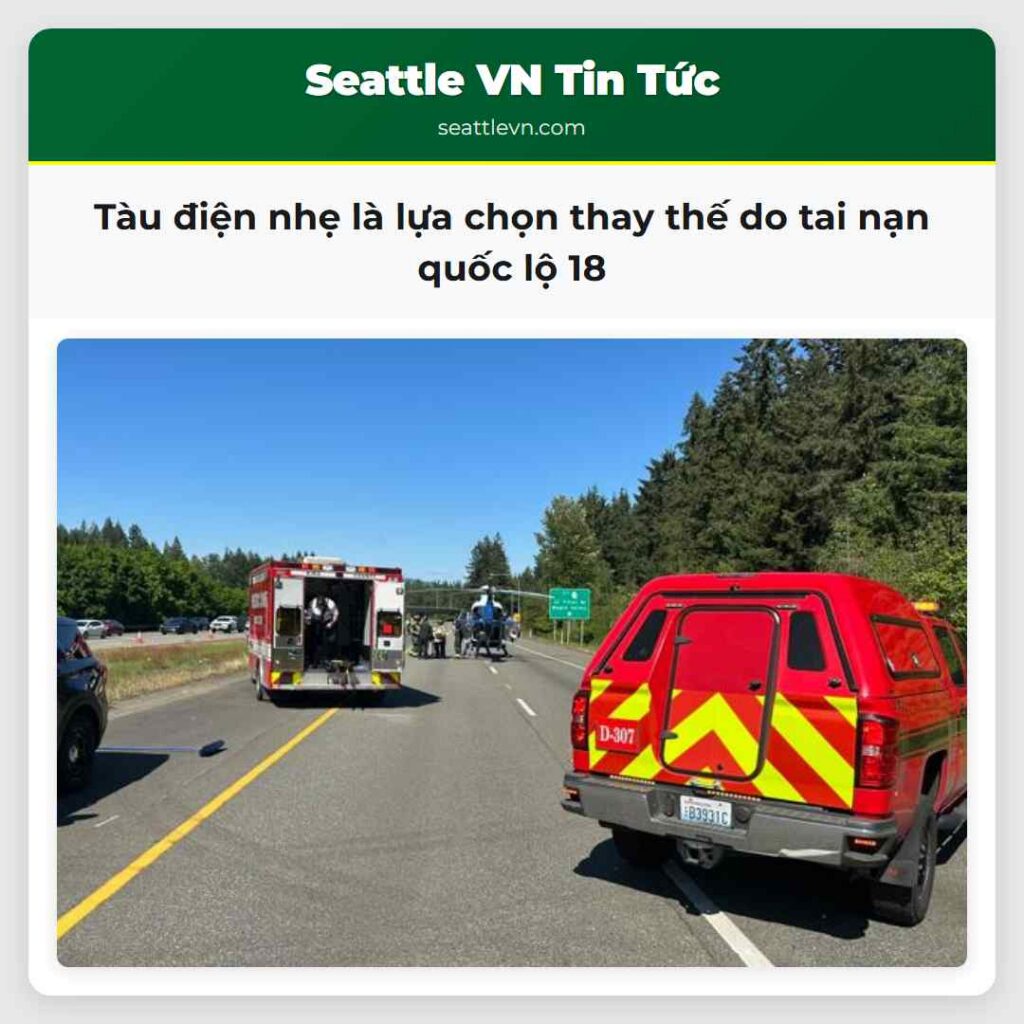 Tàu điện nhẹ là lựa chọn thay thế do tai nạn quốc