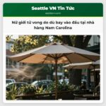 Nữ giới tử vong do dù bay vào đầu tại nhà hàng Nam Carolina