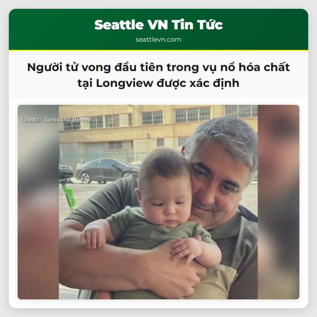 Người tử vong đầu tiên trong vụ nổ hóa chất tại