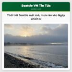 Thời tiết Seattle mát mẻ mưa rào vào Ngày Chiến sĩ